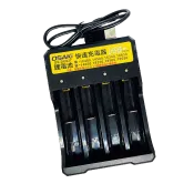 OSAKi OS-DC627 智能3.7V鋰電池充電器 四槽 多規格 USB 快速充電 充電電池 智能芯片保護