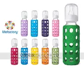 樂兒館※ 2017年最新 美國唯樂Lifefactory 糖果色耐摔玻璃奶瓶 250ml B2071