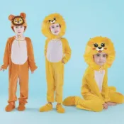 【現貨】兒童舞衣 舞蹈衣 女童洋裝 兒童太空舞獅動物表演舞衣 舞臺表演舞蹈衣 親子卡通話劇造型道具 新年童裝