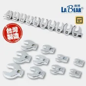 (店+)LaBear 鴨掌扳手 10件組 3分單開口扳手組 10-19mm/10-24mm 烏鴉腳扳手組 油管扳手接頭