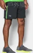 【戶外風】UNDER ARMOUR 男 HG 7吋慢跑短褲 黑