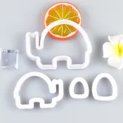 4pcs大象切模DIY烘焙工具elephant模型做蛋糕的模具  🚀台灣出貨【小陶器手作素材】