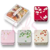 [$699免運] 【預購】日本 小倉山莊 春櫻季蔬果 寶石綜合米餅 經濟包 四季限定小鐵罐 十色のふき寄せ☆艾莉莎ELS☆