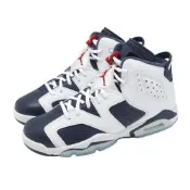 Nike 休閒鞋 Air Jordan 6 Retro GS 大童 女鞋 白 藍 AJ6 喬丹 384665-164