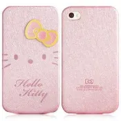 台北 NOVA實體門市 Hello Kitty for iPhone 4 iPhone4/4S 摺疊式皮套 - 絢麗粉 免運費