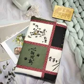 貓咪系列-和風貓漫畫款布書套-精美布書套-布書衣可適用A5-25K