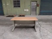 【安鑫】【150cm】5尺鐵製單抽HU辦公桌/半港桌/電腦桌/工作桌/鐵桌/書桌/事務桌/OA桌/辦公家具【A1160】