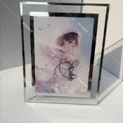 路人女主的養成方法聲優親筆簽名炤加藤惠聲優安野希世乃葉親筆簽名炤路人女主的養成方法簽名周邊炤尺寸7英寸.Y