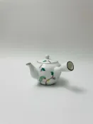 古瓷堂日本回流瓷器 日本回流 九谷燒 青郊 繡眼鳥枇杷枝側把壺 茶杯組 膠趾釉湯碗 復古彩繪 手作茶具 禮盒收藏 茶道美學 質感好 意境美