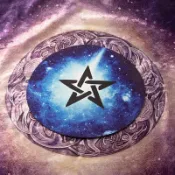 協貿國際日用品生活8館 五芒星六芒星投擲墊占星骰子投擲保護墊魔法能量墊