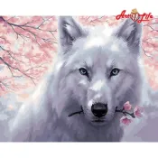 ArtLife 藝術生活 DT123雪狼_40x50cm含框 已投保商品責任險 DIY 數字油畫  現貨