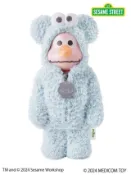 Be@rbrick 庫柏力克熊 	BE@RBRICK × SESAME STREET × GELATO PIQUE 400% 莫蘭迪色 芝麻街