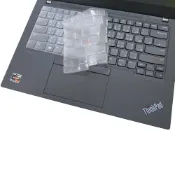 (店+)【Ezstick】Lenovo ThinkPad T14s Gen2 2代 TPU鍵盤膜｜奈米銀抗菌 防水可水洗