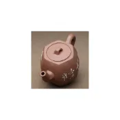 (店+)六方壺 紫砂清水泥紫砂壺 早期老紫砂壺 老紫砂大茶壺家用 400cc1入 -