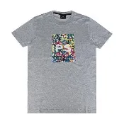 【Paul Smith】Paul Smith 白字PS LOGO彩色字母純棉短袖T恤(男款/灰x多色)
