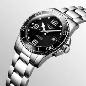LONGINES 浪琴 深海征服者浪鬼陶瓷潛水機械錶 開學換新季 送禮推薦-41mm L3.781.4.56.6