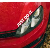 🔥現貨發出🔥JUST DO IT隨意貼燈眉貼後備箱車門貼汽車貼紙機車貼紙改裝貼紙保險桿葉子板後保桿車身貼行李箱貼紙