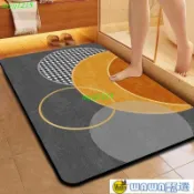 浴室吸水地墊衛生間門口防滑腳墊門墊家用耐臟速幹地毯 超吸水地墊 超吸水浴墊 超防滑珊瑚絨 浴室地墊