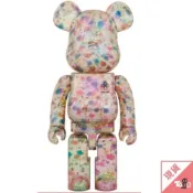 (店+)【BE@RBRICK】（現貨）BE@RBRICK 庫柏力克熊 bearbrick ANEVER 乾燥花 1000% 玩具有毒