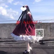 洋裝 日系 洋裝連身裙 連身裙 洛麗塔洋裝 洛麗塔 lolita蘿莉塔  春夏軟妹子蘿莉大裙擺學生可愛OP長袖連衣裙