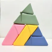 (店+)日本索尼克同款立式矽膠筆袋創意高顏值簡約大容量三角文具袋手袋