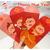 可愛紅包袋 新年祝福語 加厚 千元 新年紅包袋  春節紅包袋 新春紅包袋 尾牙紅包袋 開工紅包袋 抽抽樂紅包