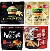 大賀屋 日本製 摩斯漢堡 薯條 Mos 炭烤牛排 七味粉 馬鈴薯照燒漢堡味 松露 鹽味 馬鈴薯 薯條 J00051371