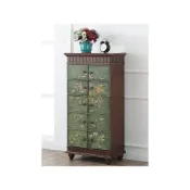 (店+)廠家直銷 限時特賣 美式 鞋櫃 小門廳玄關櫃入戶走廊裝飾櫃地中海復古彩繪餐邊櫃子3073c7lff4dy0q