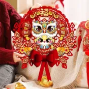 迎新年~2025蛇年門貼立體福字入戶大門掛件新年過年喜慶氛圍新春節裝飾品