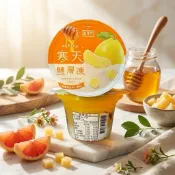 即期促銷 盛香珍 寒天雙層凍 蜂蜜黃金柚+優格  水果凍 下午茶 零食 現貨