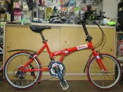 【冠鑫自行車】AIBIKE ICORE 20吋 21速 SHIMANO 折疊車 摺疊車 小折 紅色 高雄