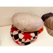 現貨 日本正品 Vivienne Westwood 2024 西太后  日本製 土星 ORB刺繡 燕麥色 羊毛帽 貝蕾帽