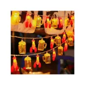 (店+)龍蝦啤酒瓶燈串 啤酒瓶 酒吧 戶外擺攤 海鮮熱炒氣氛布置 拍照道具 櫥窗擺設(造型燈串 啤酒造型)