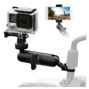 (店+)【喵呼嚕】機車支架 GoPro後照鏡支架 Insta360車把手支架 相機配件 行車紀錄器支架 騎行攝影支架