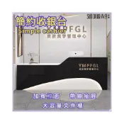 (店+)收銀臺 前臺 工作臺 商用櫃臺 烤漆吧臺 操作臺 櫃檯 奶茶店前臺 簡約前臺 接待臺 公司辦公前臺桌 接待吧臺