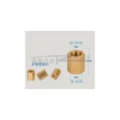 (店+)1分內牙轉1分內牙銅頭 全銅對接轉接頭 雙內牙轉接銅頭 內絲對接銅頭 直通內轉內 純銅轉接頭 內螺牙對接
