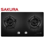 櫻花牌雙口檯面爐 G2326GB 炙焱系列《日成廚具》