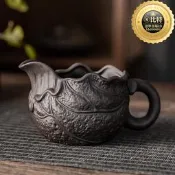 【高評價紫砂荷葉道杯號茶海陶瓷分茶茶茶杯勻杯