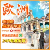 【Umi】歐洲網卡 | 原生卡 附門號 贈通話 5G/4G vodafone 吃到飽 高速上網 歐洲上網卡 歐洲sim卡