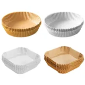 (店+)【wepay】氣炸鍋烘焙紙 (烘焙紙 氣炸鍋專用紙 硅油紙盤 食物不沾墊 吸油紙 廚房必備 無火料理 氣炸鍋紙)