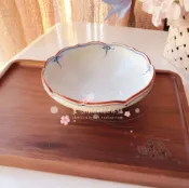 協貿國際日用品生活4館 制進口有田燒桔梗花邊陶瓷茶碗缽小湯碗