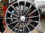 ***天下第一輪*** 全新鋁圈LS223 15吋6.5J 4孔100/114.3 黑底車面 完工價(含氣嘴)2000
