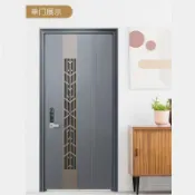 【通風門中門】防盜門 平開入戶門 玄關門 家用大門 隱藏加高門楣 可訂製 隔音安全門