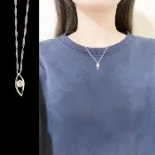 【山本美樹】目光八心八箭奧地利水晶鑽項鍊(MIT)