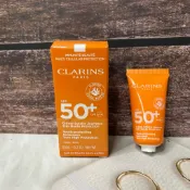 台灣百貨專櫃 CLARINS克蘭詩 全效輕盈身體防曬凍SPF50+8ml