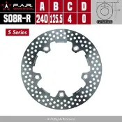 誠一機研 刺激400 XCITING 400i 240mm 固定碟 後S series KYMCO 光陽 改裝 煞車碟盤