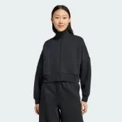 adidas 愛迪達 外套 女 運動立領外套 亞規 三葉草 3 STRIPES ZIPUP 黑 JX2705 (S3166)