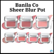[Banila Co] Sheer Blur Pot 2.5g 唇頰兩用色 | 柔軟啞光潤唇膏 | 正宗韓妝