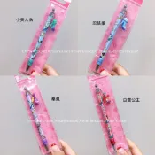 東京迪士尼 小美人魚 白雪公主 灰姑娘 樂佩 公主 高跟鞋 綴飾 油性 黑筆 原子筆