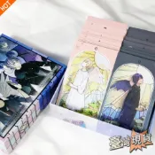 「女巫卡塔牌屋」12X7雙生天使天地蓋塔羅牌  LUNA'S LIGHT / DARK ANGEL TAROT 塔羅牌 
